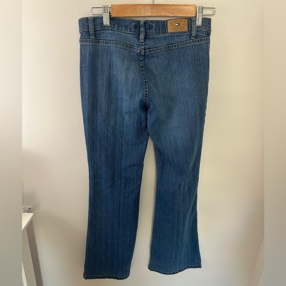 Vintage Y2K Tommy Hilfiger Flare Denim Jeans low rise iconic! 2005 junior pocket - Picture 5 of 9